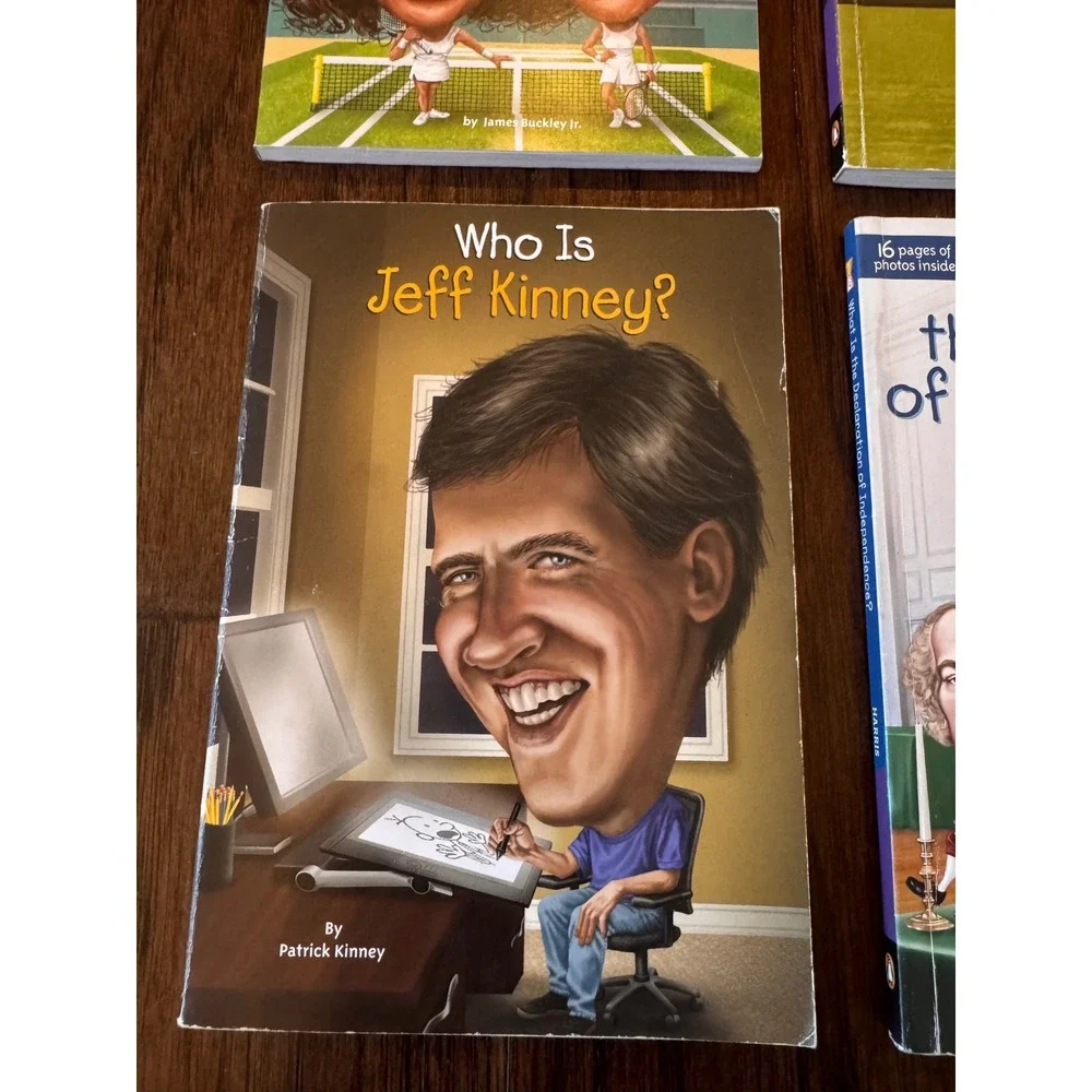 Who Was/What Is Book Lot of 5 Jeff Kinney Venus Serena World Series White House